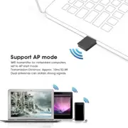 600MB WiFi BT 4.2 Dongle Networking Card Wireless Receiver Free Driver 2 In Kit