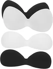 [CALLARON] 4Pcs Removable Sponge Pads for Women Breathable Inserts for Sports Bras Yoga Tops and Swimwear Soft Durable Natural Shape Enhancer