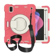 Nevenka iPad Case For iPad Mini 6 with 360 Swivel Stand-Begonia Red