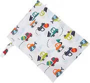 ANDRESLAD Diaper Pouch Nappy Bag for Outdoor Use Durable Single Zipper Design with Car Pattern for Storing Wet Nappies Food Clothes Lightweight and Easy to Clean