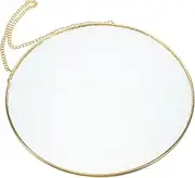 Cabilock Handmade Glass Suncatcher Kit DIY Blank Round Pendant for Home Decor Unpainted Wall Art Craft Supply