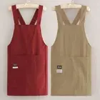 Anti-fouling Apron Cross Strap Style Cooking Apron