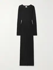 [KHAITE] KHAITE - Bayra Stretch-jersey Maxi Dress - Black - small small Black