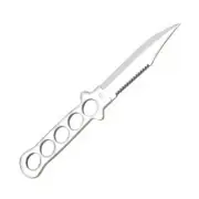 Land & Sea 420 Stainless Steel Sports Fancy Bowie Multi-Purpose Dive Knife SLV