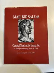 Classical Numismatic Group Mail Bid Sale #46 Ancient Coins Auction Catalog 1998