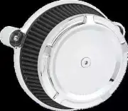 AN Big Sucker Air Filter Kit w Cover Beveled Chrome Harley Breakout 114 18-20