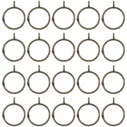 20Pcs Drapery Hooks Clip Curtain Clip Hook Curtain Eyelet Rings