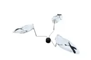 Snow Goose Sock Rotating Machine. Motion Rotary Machine, Snow Goose wind socks