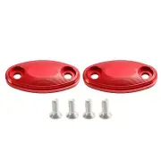 CNC Aluminum Red Mirror Block Off Plates For Honda CBR500R CBR600RR 2013-2020 S2