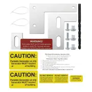 Generator Electrical Interlock Kit 1 1/4 Inch Spacing Between Main Circuit Br...