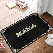 Funny Doormats for Outdoor Entrance Mama Doormat Indoor Shoe Mat Home Goods (Color : Colour, Size : 50X80CM)