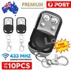 UP10x Universal Cloning Remote Control Key Fob for Car Garage Door Electric Gate
