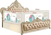 Baby Playpen Bed Rails for King Size Bed, Safety Bed Barrier Height Adjustable for Toddlers Kids Children Safety Guards Toy (Size : 180 * 200 * 200cm)