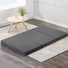 Foldable Mattress Folding Foam Double Grey