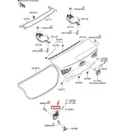 MAZDA 3 BP Rear Tailgate Lock GHK156820A NEW GENUINE