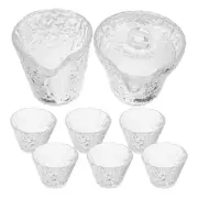 1 Set Glass Tea Cups Tea Brewing Kit Tea Serving Teacups Glass Teaware Tea