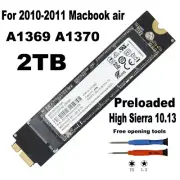 2TB SSD Solid State for 11" & 13" MacBook Air Late 2010 Mid 2011 /A1370 A1369