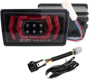 F1 Style 4th Brake/Fog Light Kit Rear Bumper - Plug and Play Brake Light Compatible with 2022-2025 Subaru WRX VB - Clear Lens Red Bar - Functions as Tail Lamp & Brake Lamp