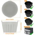 9Pcs Silicone Air Fryer Egg Mold Reusable Silicone Ramekins Heat Resistant GrOlN