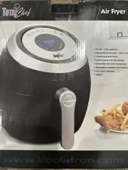 Total Chef Electric Air Fryer 3.8QT/3.6L, Digital Touchscreen Controls 7-in-1