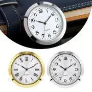 Accurate Roman Numeral Clock Insert Movement with Gold Finish and Design
