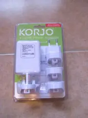 Korjo Worldwide 4 Port USB Adaptor Plug AUS ,EUR ,UK,USA/Japan