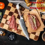 Damascus Knife Chef Butcher Cutting Slicing Tool Home Improvement Kitchen Design