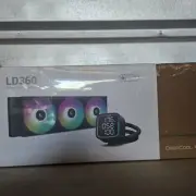 DeepCool LD360 Liquid Cooler 360mm Pump 3400 RPM AIO Real-time CPU