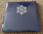 Creative Memories Cobalt Blue Snow Globe Flake Album Coverset 12x12 Scrapbook