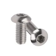 Hex Socket Button Cap Head Screws Bolts, M3 x 6mm,304 Stainless Steel Metric, Hexagon Coarse Threaded Machine Fully Thread Allen SUS Storage