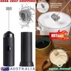 Mini Foamer Kitchen Tool Milk Frother Egg Beater Stirrer Whisk Mixer Electric AL