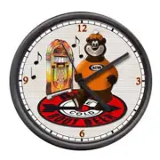 A&W A & W Rootbeer Root Beer Juke Box Retro Vintage Style Diner Sign Wall Clock
