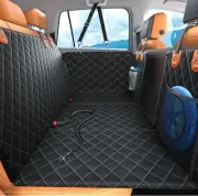 YLKU Dog Car Seat Cover for Back Seat, Sturdy Waterproof Scratch-Proof