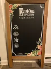 Ketel One Vodka Botanical Sandwich Style Chalk Board