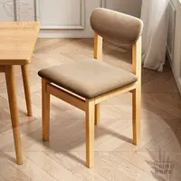 在飛比找momo購物網優惠-【寶德家居】實木家用餐椅-D00352(餐桌椅 化妝椅 木椅