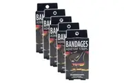 5x 20pc AFL Mascot Bandages Adelaide Crows Adhesive Strips Latex Free Kids 6y+