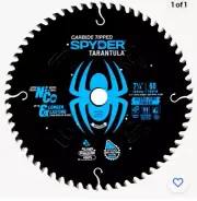 Spyder 13018 7-1/4in, 60-Tooth Circular Saw Blade, Lasts 6x Longer
