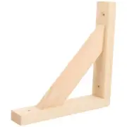 Triangle Wood Shelf Bracket Wooden Floating Shelf Support Bracket Wall Shelf