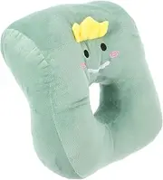 COSMEVIVI Wear Resistant Nap Pillow with Ear Ergonomic Design for Comfortable Office Naps Breathable Cartoon Dinosaur Ear Pillow Easy to Clean Cover for
