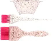 Happyyami 1Set Hair Dye Bowl Set with Tint Brush Professional Hair Coloring Kit for Salon Home Use Efficient Color Application Easy to Clean for DIY Hair Dyeing