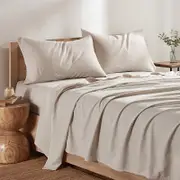 Dkny Pure Washed Linen-Blend Sheet Set, California King