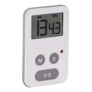 Digital Kitchen Timer With Light- White Avanti Cooking Baking Alarm LCD Display