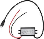 Waterproof 12V to 5V Converter DC-DC Step Down Module Power Adapter Compatible with Raspberry Pi 4,Cellphone,Car (USB Type-C Connector)