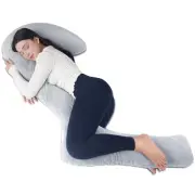 Body Pillow with Cover, 68 Inches Memory Foam Full Body Pillow for Side Sleep...