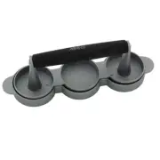 Triple Slider- Mini Round Burger Press - Avanti - Non Stick - Small Meat Patties