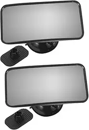 360° Rotating Baby Car Mirror Large Suction Cup Rearview Mirror for Car Child Observation Mirror Safe Shatterproof Universal Fit
