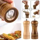 Manual Grinder Tools Cooking Pepper Grinder Hand Movement Wood Pepper Mill Y9J2
