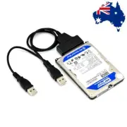 NEW AU SATA 2.5 3.5 inch SSD Hard Disk Drive Adapter Converter Cable