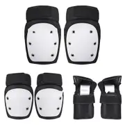 Adult Youth 3sets Knee Pads for Skateboarding Roller Skating Inline Skate Cycling Bike SizeL 61-80kg
