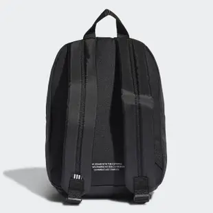 【adidas 愛迪達】ADICOLOR CLASSIC BACKPACK SMALL 黑色 小後背包(GD4574)